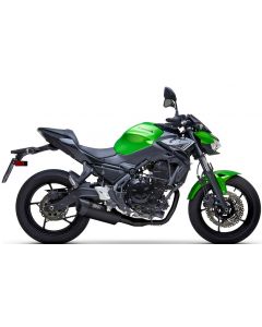 SC Project uitlaat systeem met SC1-R GT titanium matt zwart demper Kawasaki Ninja Z 650  2020