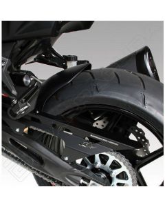 Barracuda Achterspatbord Kawasaki Z1000 / Z750R mat zwart + kettingkast alu zwart