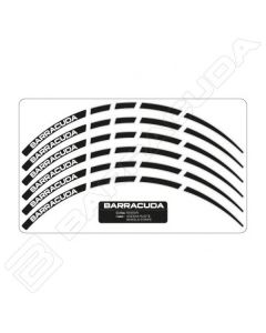 Barracuda Velglint 17” Zwart met witte letters