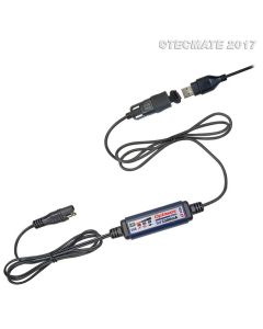 Tecmate Optimate O-108 USB lader met accubescherming SAE line