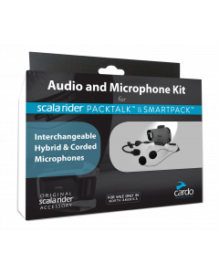 Cardo Audio Kit voor Packtalk Communicatiesystemen