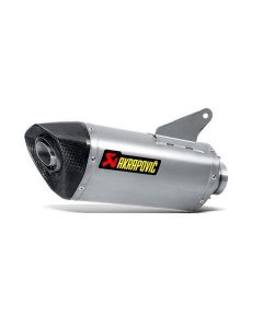 Titanium slip-on line uitlaat Ducati Hypermotard 2013 / 2015 van Akrapovic