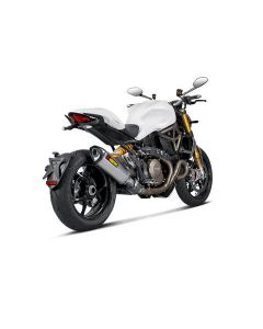 Titanium slip-on line uitlaat Ducati Monster 1200/1200S 2014 / 2015 van Akrapovic