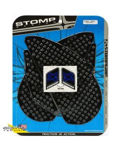 Stompgrip Volcano motorfiets tankpad zwart Yamaha YZF-R1 2002-2003