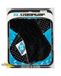 Stompgrip Volcano motorfiets tankpad zwart Kawasaki KLR650 2000-2018