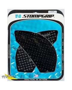 Stompgrip Volcano motorfiets tankpad zwart Kawasaki ER6F en ER6N 2012-2016
