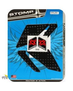 Stompgrip Volcano motorfiets tankpad zwart Ducati Hypermotard 1100 2007-2012