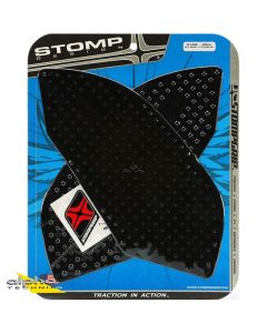 Stompgrip Volcano motorfiets tankpad zwart voor Aprilia modellen