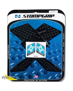 Stompgrip Volcano motorfiets tankpad zwart Kawasaki KLX250 2009-2019