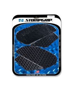 Stompgrip Icon motorfiets tankpad zwart Suzuki en Yamaha motorfietsen