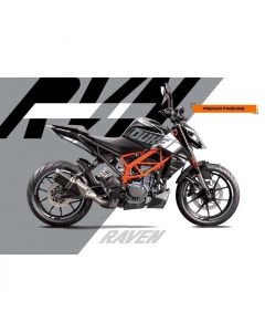 Bagoros Stickerset The Raven KTM 125 Duke / 250 Duke / 390 Duke 2017 - 2023