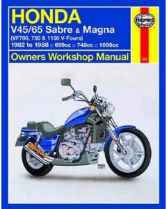 Werkplaatsboek Haynes Honda V45/65 Sabre en Magna (82-88)
