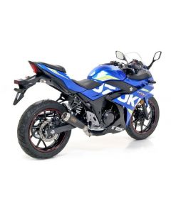 ARROW Dark Pro Race motorfiets uitlaat voor Suzuki GSX250R vanaf 2017