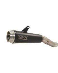 ARROW Dark Pro Race motorfiets uitlaat voor Suzuki GSXS125 vanaf 2017