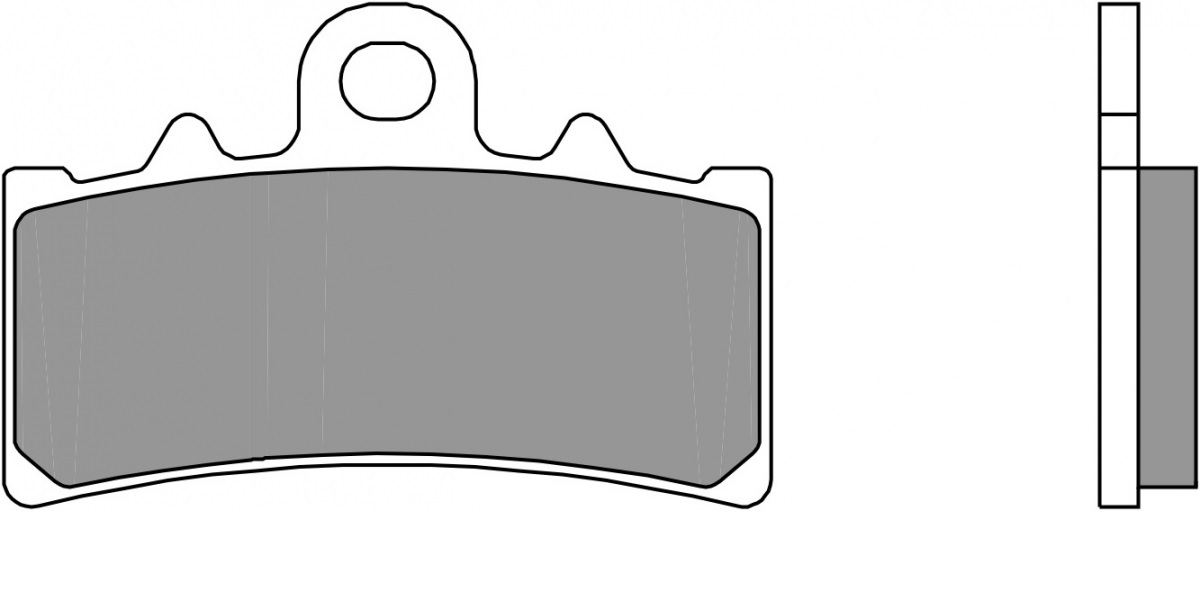 Brembo Remblok Sinter Racing Road voorzijde 07GR18SA