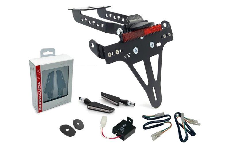 Alpha Technik Kentekenplaathouder Kit met knipperlicht voor Z/Ninja 650 2017-19