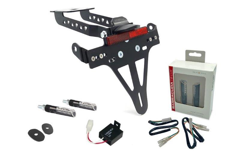 Alpha Technik Kentekenplaathouder Kit met knipperlicht voor Z/Ninja 650 2017-19