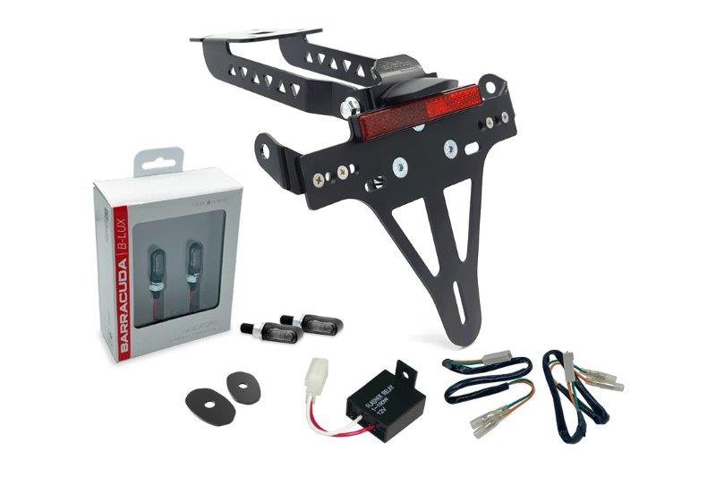 Alpha Technik Kentekenplaathouder Kit met knipperlicht voor Z/Ninja 650 17-19