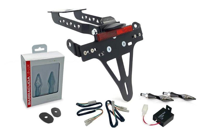 Alpha Technik Kentekenplaathouder Kit met knipperlicht voor Z/Ninja 650 2017-19