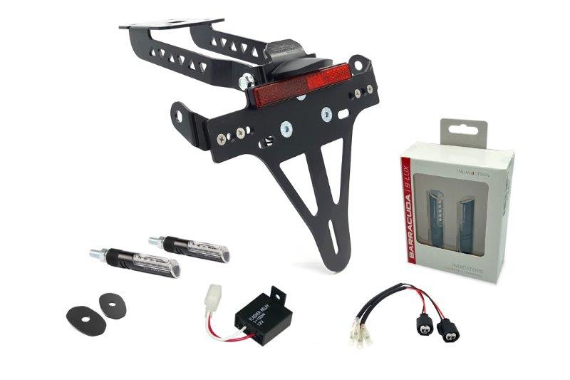 Alpha Technik Kentekenplaathouder Kit met knipperlicht voor Z/Ninja 650 vanaf 2020