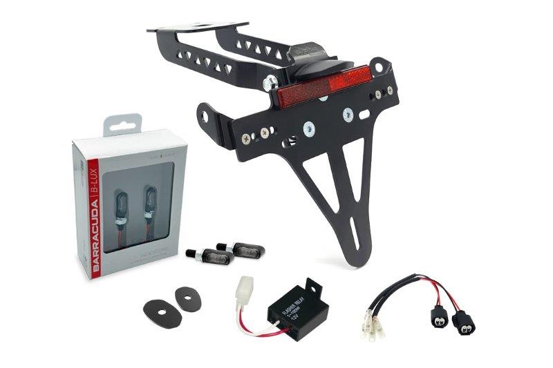 Alpha Technik Kentekenplaathouder Kit met knipperlicht voor Z/Ninja 650 vanaf 2020