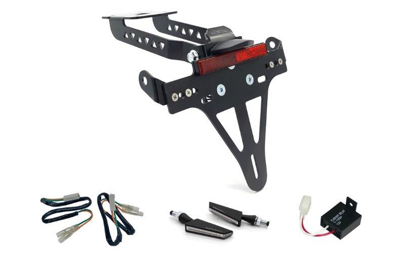 Alpha Technik Kentekenplaathouder Kit met knipperlicht voor Z/Ninja 650 2017-19-1