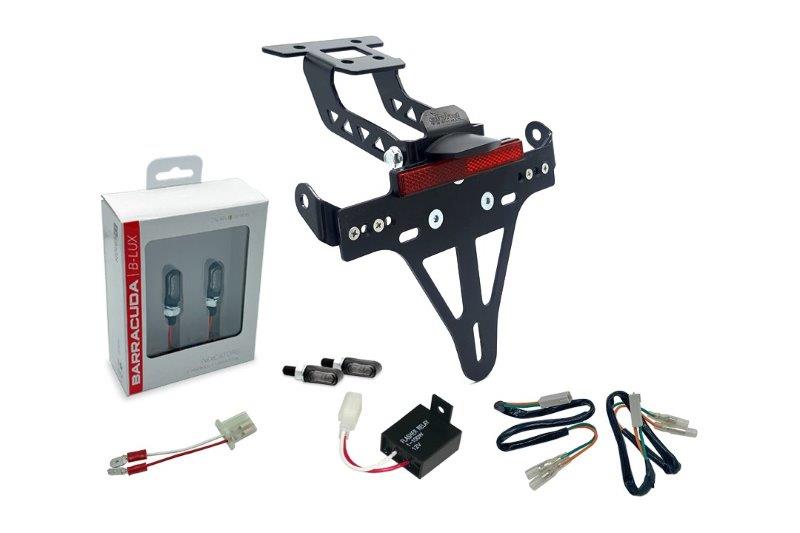 Alpha Technik Kentekenplaathouder Kit met knipperlicht voor Kawasaki Ninja 400