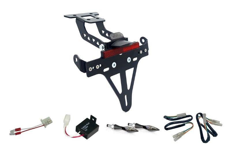 Alpha Technik Kentekenplaathouder Kit met knipperlicht voor Kawasaki Ninja 400