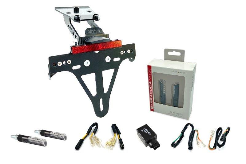 Alpha Technik Kentekenplaathouder Kit met knipperlicht voor Honda CB/CBR650FA
