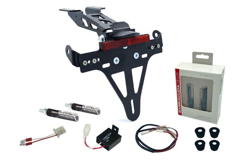 Alpha Technik Kentekenplaathouder Kit met knipperlicht voor Yamaha MT125 20-