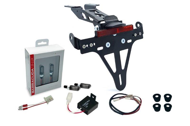Alpha Technik Kentekenplaathouder Kit met knipperlicht voor Yamaha MT125 19-