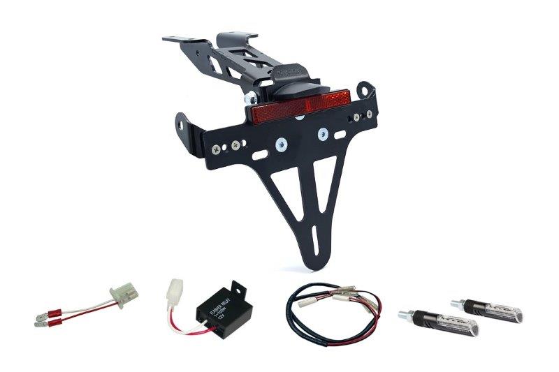 Alpha Technik Kentekenplaathouder Kit met knipperlicht voor Yamaha MT125 20-