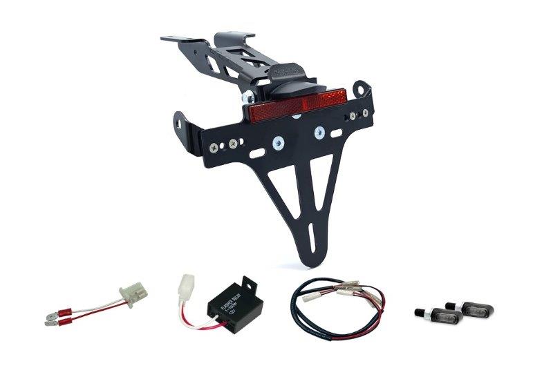 Alpha Technik Kentekenplaathouder Kit met knipperlicht voor Yamaha MT125 19-