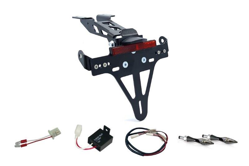 Alpha Technik Kentekenplaathouder Kit met knipperlicht voor Yamaha MT125 20-