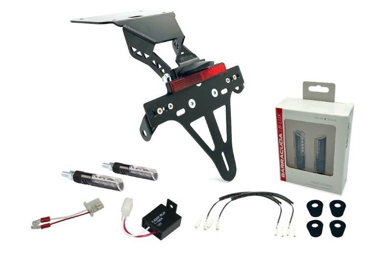 Alpha Technik Kentekenplaathouder Kit met knipperlicht voor Yamaha YZF-R3 / MT-03
