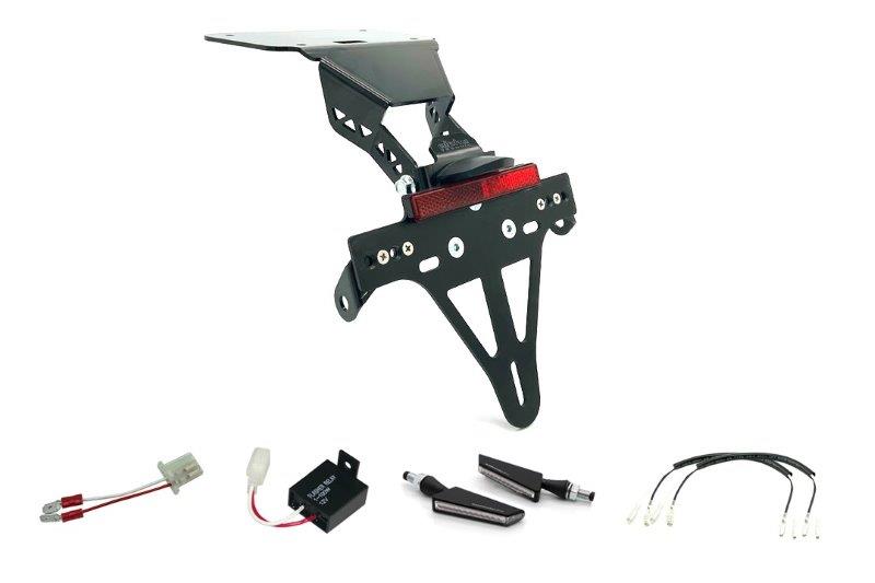 Alpha Technik Kentekenplaathouder Kit met knipperlicht voor Yamaha YZF-R3 / MT03