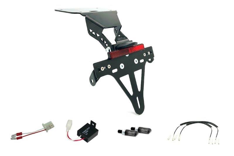 Alpha Technik Kentekenplaathouder Kit met knipperlicht voor Yamaha YZF-R3 / MT-03