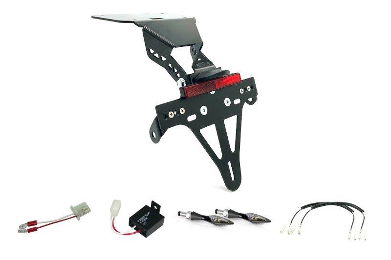 Alpha Technik Kentekenplaathouder Kit met knipperlicht voor Yamaha YZF-R3 / MT-03