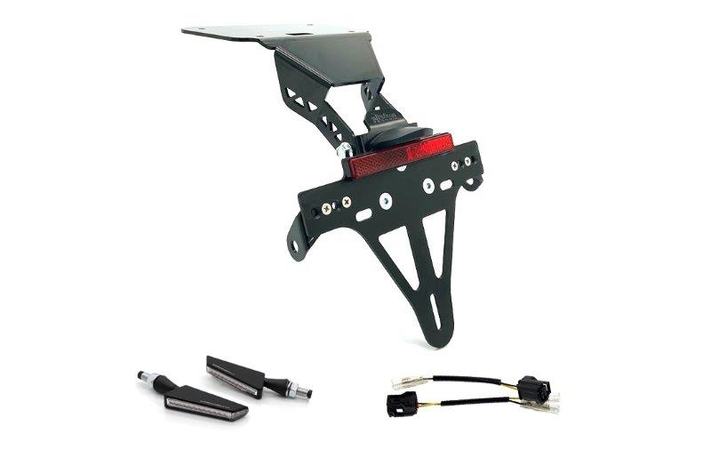 Alpha Technik Kentekenplaathouder Kit met knipperlicht voor Yamaha YZF-R3 / MT03 20-
