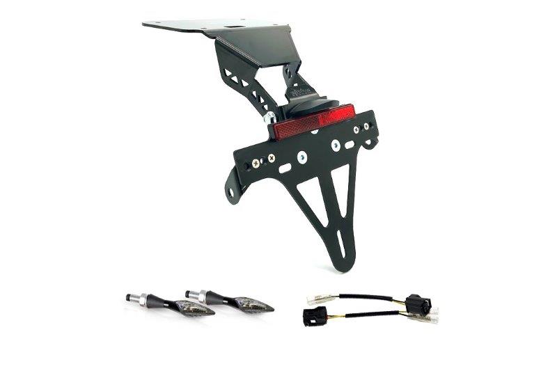 Alpha Technik Kentekenplaathouder Kit met knipperlicht voor Yamaha YZF-R3 / MT03 20-