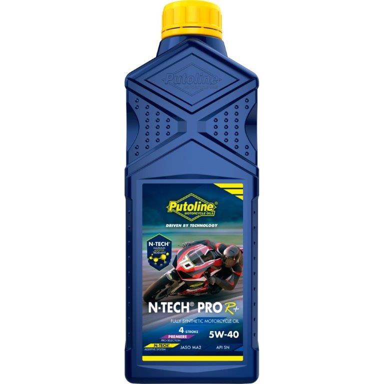 Putoline 1 liter N-TECH® Pro R+ 5W-40 vol-synthetische 4-takt motorfietsolie