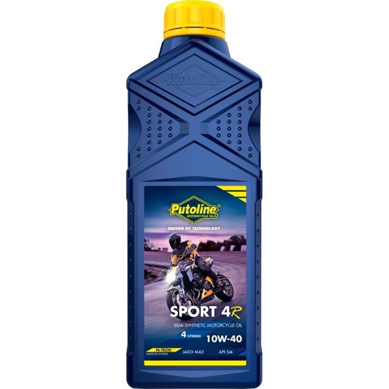 Putoline 1 liter Sport 4R 10W-40 semi-synthetische 4-takt motorfietsolie