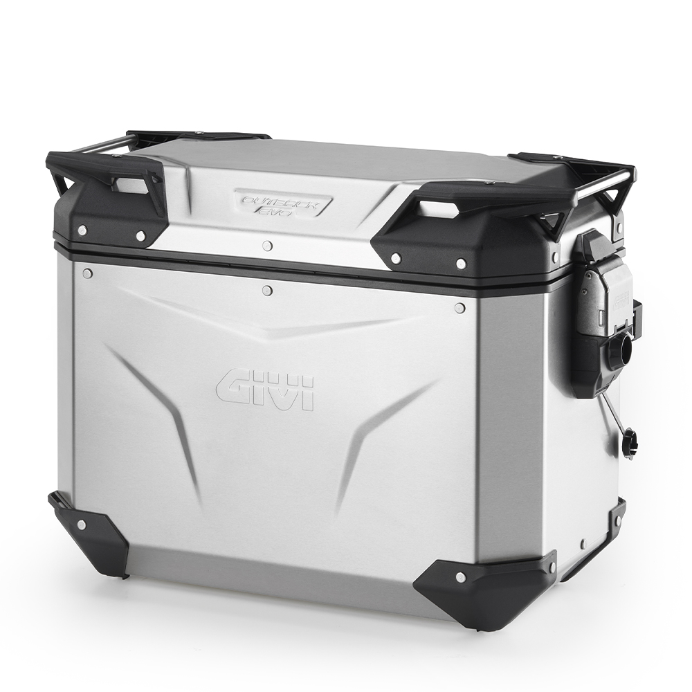 Givi OBKEV44AR Trekker Outback EVO Aluminium zijkoffer rechts 44 Liter, verkocht zonder slot