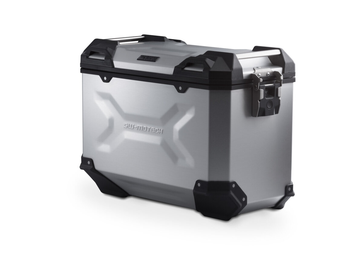 SW-Motech Trax Adventure Aluminium Zijkoffer 45 Liter Zilver Rechts
