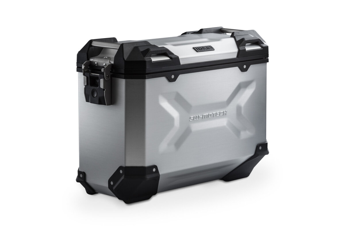 SW-Motech Trax Adventure Aluminium Zijkoffer 37 Liter Zilver Links