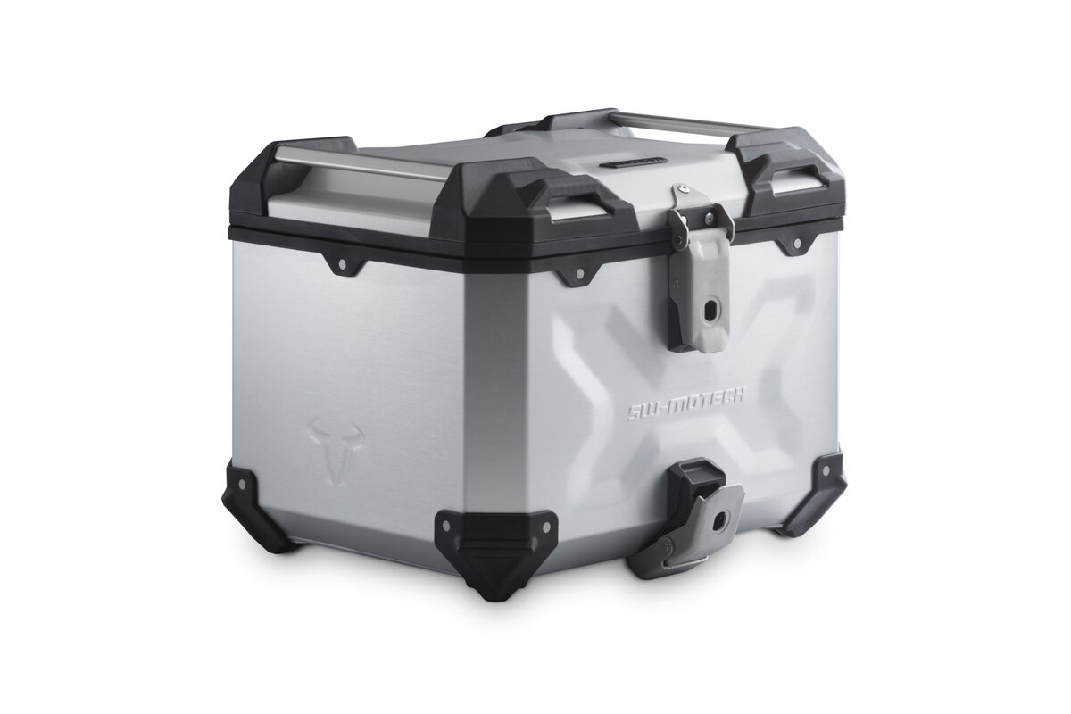 SW-Motech Trax Adventure Aluminium Topkoffer 38 Liter Zilver