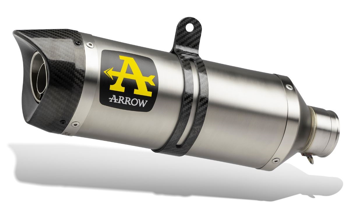 ARROW Street Thunder Titanium Kawasaki Z900 motorfiets uitlaat