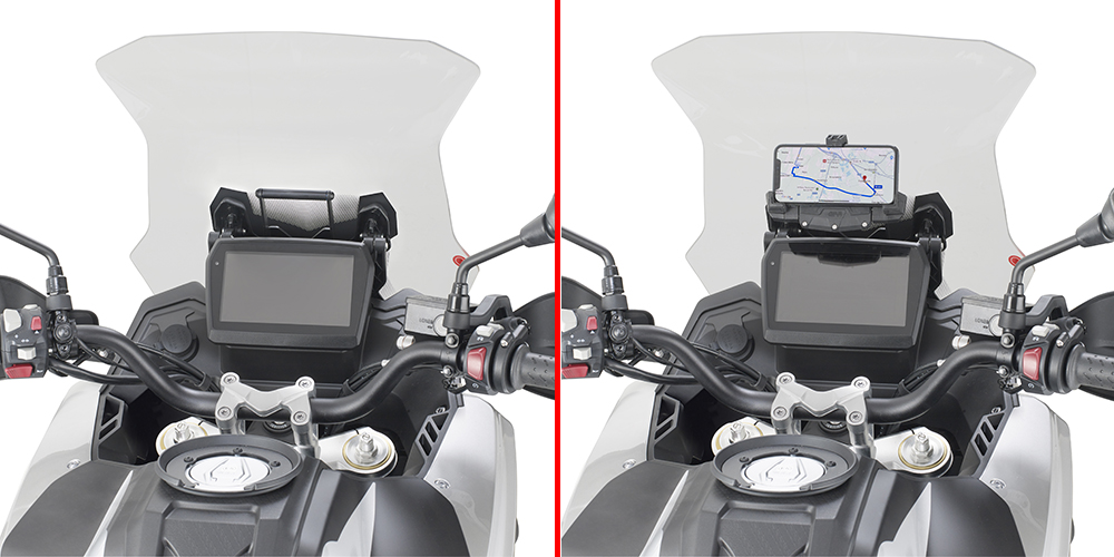 Givi FB9257 beugel voor monteren van GPS of smartphonehouder op Voge Valico 525Dsx vanaf 2023 t/m 2024