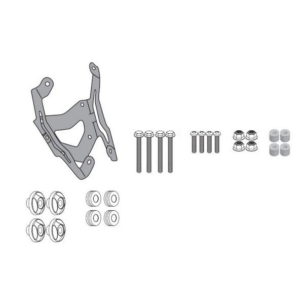 Givi D5107KIT Bevestigingskit Windscherm voor 5107DT BMW F 700 GS (13 > 16)