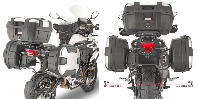 Givi PL8711 Monokey Zijkofferrek BENELLI TRK502X